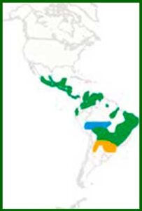 Mapa de distribución